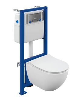 Комплект Cersanit BRASKO SMART CO DPL EO SLIM LP + LINK PRO 64916 белый Комплект Cersanit BRASKO SMART CO DPL EO SLIM LP + LINK PRO 64916 белый
