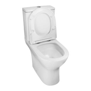 Унитаз-компакт Azario Mist AZ-45T безободковый торнадо белый