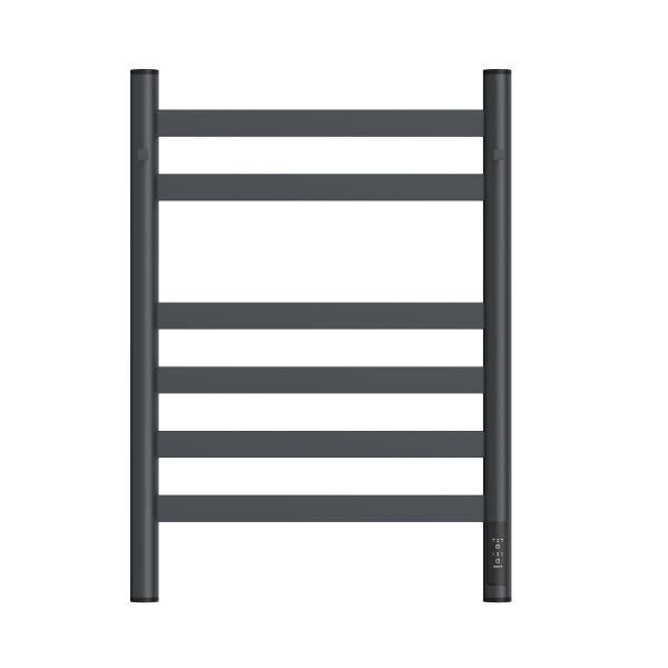 Полотенцесушитель электрический APEXTERMO Sfera SF10164GF 600x400 с крючками графит металлик