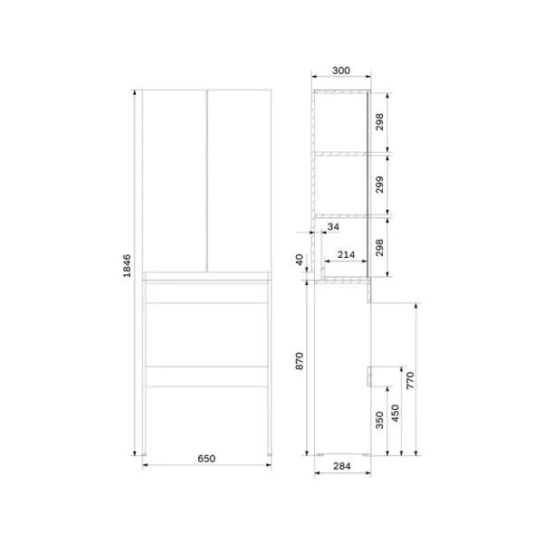 Шкаф AM.PM X-Joy M85CSX0652WG1 белый 65 см Шкаф AM.PM X-Joy M85CSX0652WG1 белый 65 см