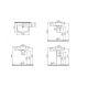 Раковина Vitra S20 5503B003-0001 60cm-цвет белый