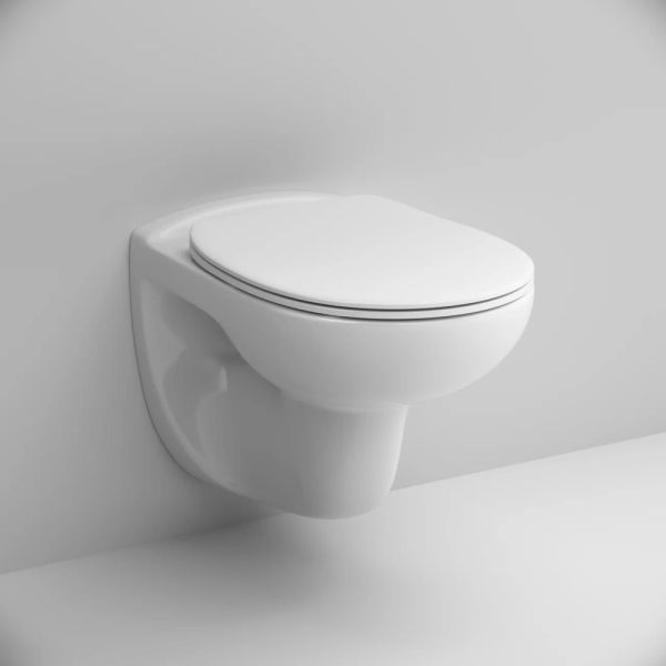 Унитаз подвесной Am.pm Sense C741700SC без ободка с сиденьем микролифт