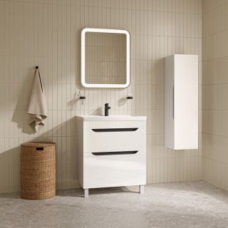 Тумба с раковиной IDDIS Рэй (Ray) RAY70WFi95K 70 см белый