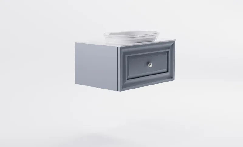 Тумба с раковиной Astra-Form Шарм 4631177713330 70 см голубой матовый