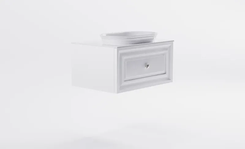 Тумба с раковиной Astra-Form Шарм 4631177713378 70 см белый матовый