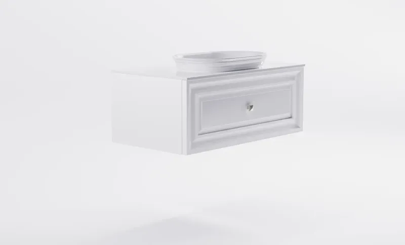 Тумба с раковиной Astra-Form Шарм 4631177713675 90 см белый матовый