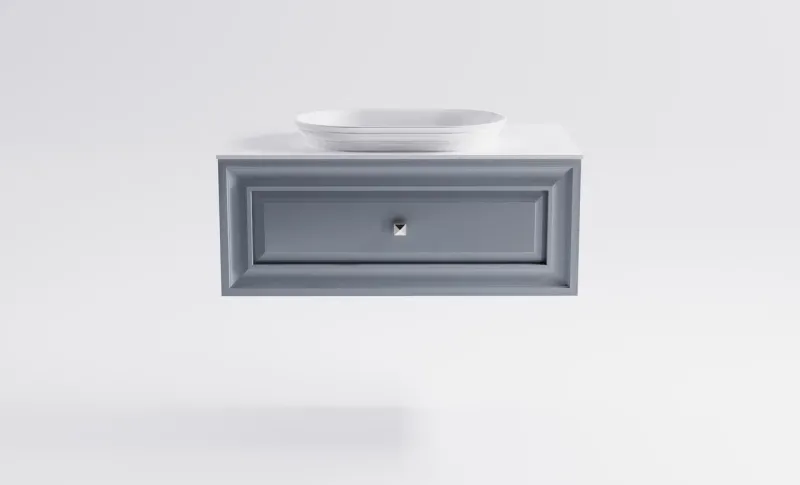 Тумба с раковиной Astra-Form Шарм 4631177713699 100 см голубой матовый