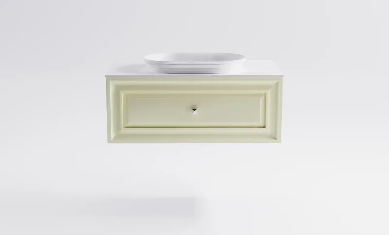 Тумба с раковиной Astra-Form Шарм 4631177713477 90 см бежевый матовый