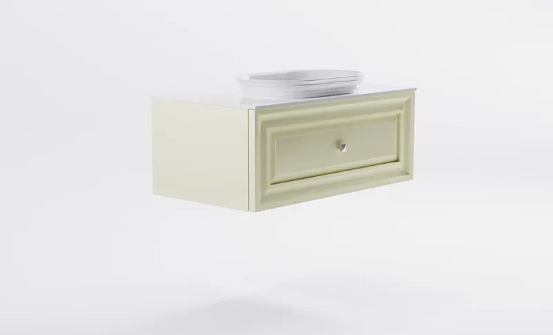 Тумба с раковиной Astra-Form Шарм 4631177713477 90 см бежевый матовый