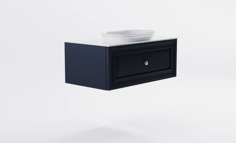 Тумба с раковиной Astra-Form Шарм 4631177713668 90 см серый матовый