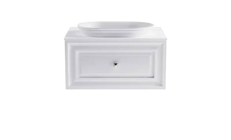 Тумба с раковиной Astra-Form Шарм 4631177714993 70 см белый матовый