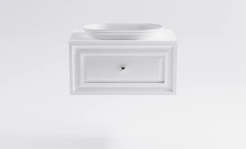 Тумба с раковиной Astra-Form Шарм 4631177714993 70 см белый матовый