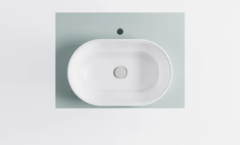 Тумба с раковиной Astra-Form Шарм 4631177714948 70 см зелёный матовый