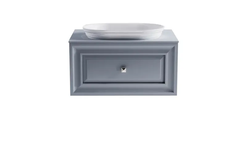 Тумба с раковиной Astra-Form Шарм 4631177714955 70 см голубой матовый