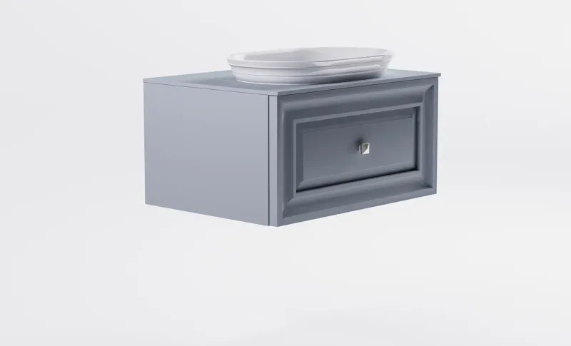 Тумба с раковиной Astra-Form Шарм 4631177714955 70 см голубой матовый