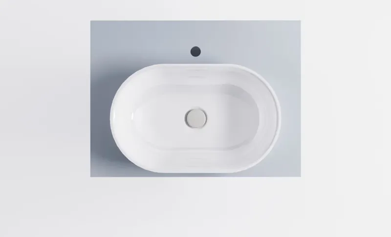 Тумба с раковиной Astra-Form Шарм 4631177715013 80 см голубой матовый