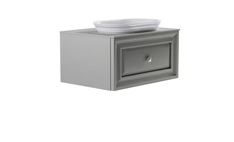 Тумба с раковиной Astra-Form Шарм 4631177714962 70 см серый матовый