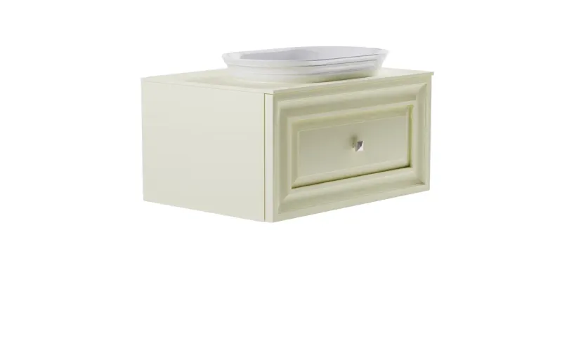 Тумба с раковиной Astra-Form Шарм 4631177715037 80 см бежевый матовый