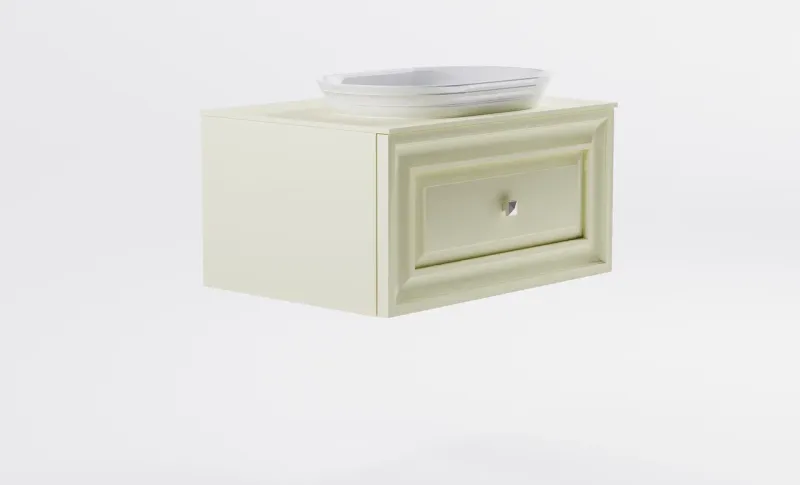 Тумба с раковиной Astra-Form Шарм 4631177715037 80 см бежевый матовый