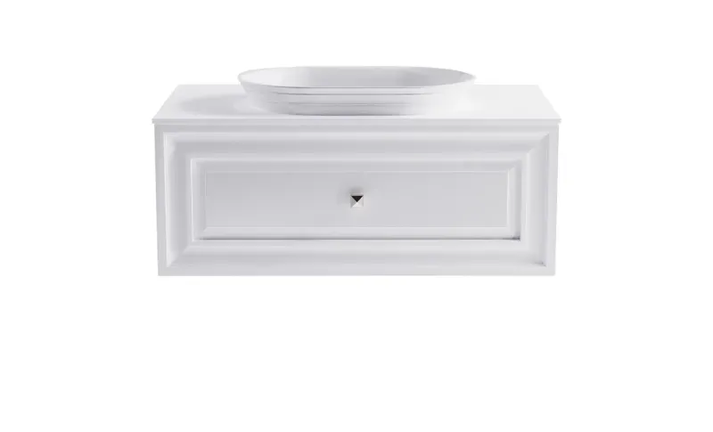 Тумба с раковиной Astra-Form Шарм 4631177715112 90 см белый матовый