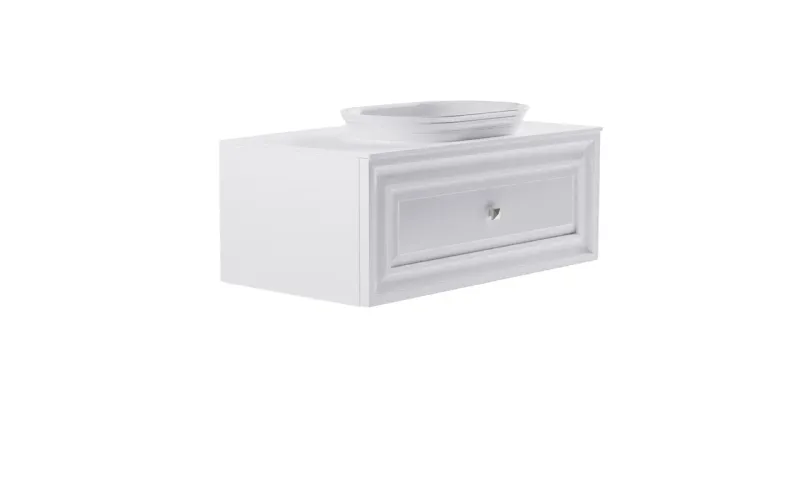 Тумба с раковиной Astra-Form Шарм 4631177715112 90 см белый матовый