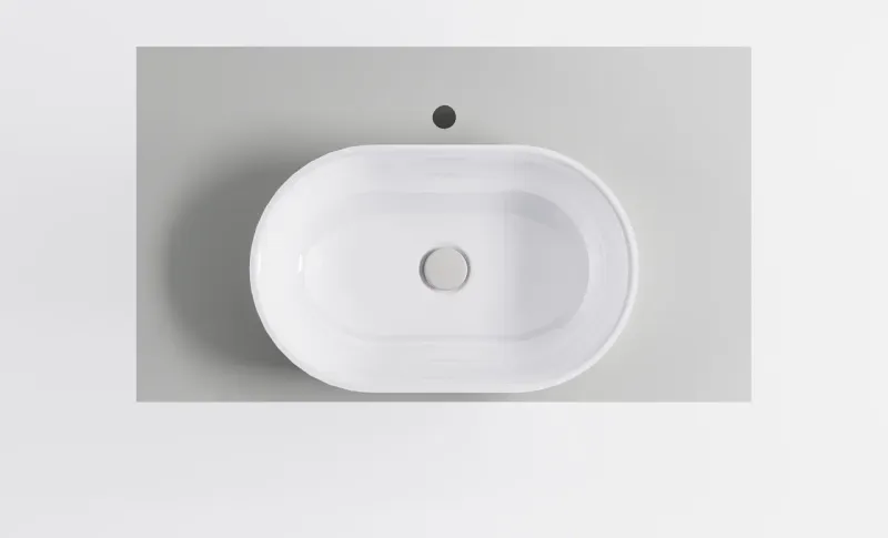 Тумба с раковиной Astra-Form Шарм 4631177715143 100 см серый матовый