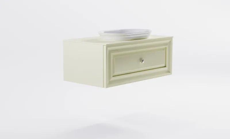 Тумба с раковиной Astra-Form Шарм 4631177715099 90 см бежевый матовый