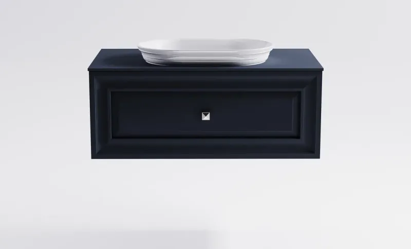 Тумба с раковиной Astra-Form Шарм 4631177715105 90 см серый матовый