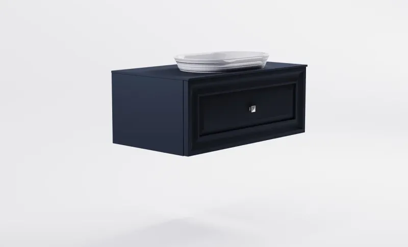 Тумба с раковиной Astra-Form Шарм 4631177715167 100 см серый матовый