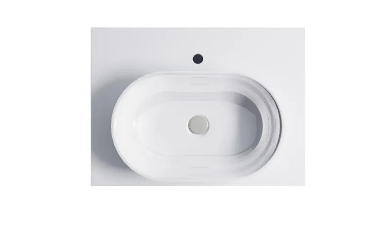 Тумба с раковиной Astra-Form Шарм 4631177713422 80 см серый матовый