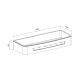 Полка IDDIS Optima Home хром SHE10SPi44