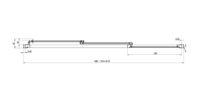 Шторка на ванну Ravak Supernova AVDP3-160 40VS0U02Z1 Transparent профиль сатин