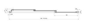 Шторка на ванну Ravak Supernova AVDP3-180 40VY0U02Z1 Transparent профиль сатин