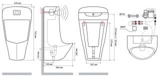 Писсуар подвесной Laguraty Sensor AR 636 белый Писсуар подвесной Laguraty Sensor AR 636 белый