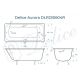 Ванна чугунная Delice Aurora DLR230604R 160x75 с отверстиями под ручки Ванна чугунная Delice Aurora DLR230604R 160x75 с отверстиями под ручки