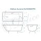 Ванна чугунная Delice Aurora DLR230617R 140х70 с отверстиями под ручки Ванна чугунная Delice Aurora DLR230617R 140х70 с отверстиями под ручки