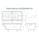 Ванна чугунная Delice Biove DLR220509RB-AS 170х75 с черными матовыми ручками Ванна чугунная Delice Biove DLR220509RB-AS 170х75 с черными матовыми ручками
