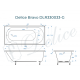 Ванна из литьевого мрамора Delice Bravo DLR330033-G 160x70 см глянцевая
