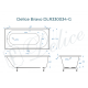 Ванна из литьевого мрамора Delice Bravo DLR330034-G 170x70 см глянцевая