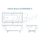 Ванна из литьевого мрамора Delice Bravo DLR330035-G 170x75 см глянцевая
