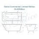 Ванна чугунная Delice Continental Limited Edition DLR230644-AS 165х70 с антискользящим покрытием