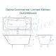Ванна чугунная Delice Continental Limited Edition DLR230644R 165х70 с отверстиями под ручки