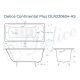 Ванна чугунная Delice Continental PLUS DLR230634-AS с антискользящим покрытием 170х70 см Ванна чугунная Delice Continental PLUS DLR230634-AS с антискользящим покрытием 170х70 см