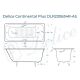 Ванна чугунная Delice Continental PLUS DLR230634R-AS с отверстиями под ручки и антискользящим покрытием 170х70 см Ванна чугунная Delice Continental PLUS DLR230634R-AS с отверстиями под ручки и антискользящим покрытием 170х70 см