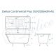 Ванна чугунная Delice Continental PLUS 100х70 с отверстиями под ручки
