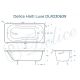 Ванна чугунная Delice Haiti Luxe DLR230639-AS 180х80 с антискользящим покрытием