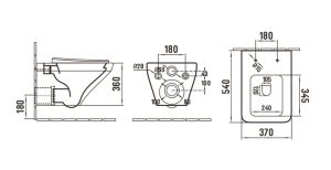Унитаз подвесной Weltwasser WW HOFBACH 041 GL-WT 10000011134 белый