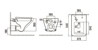 Унитаз подвесной Weltwasser WW HOFBACH 041 GL-WT 10000011134 белый Унитаз подвесной Weltwasser WW HOFBACH 041 GL-WT 10000011134 белый