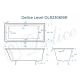 Ванна чугунная Delice Level DLR230618R 140х70 с отверстиями под ручки Ванна чугунная Delice Level DLR230618R 140х70 с отверстиями под ручки