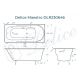 Ванна чугунная Delice Maestro  DLR230646 200х85 белая Ванна чугунная Delice Maestro  DLR230646 200х85 белая